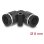 Acoplamiento Neumático DeLOCK 90° Rosca Hembra 8 mm Negro