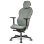 Sedia Gaming Quersus ICOS 1.1 Verde Militare Tessuto Ignifugo Braccioli 4D
