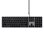 Teclado Satechi Slim W3 alámbrico USB AZERTY aluminio negro retroiluminado