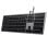 Teclado Satechi Slim W3 alámbrico USB AZERTY aluminio negro retroiluminado