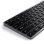 Teclado Satechi Slim W3 alámbrico USB AZERTY aluminio negro retroiluminado