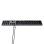 Teclado Satechi Slim W3 alámbrico USB AZERTY aluminio negro retroiluminado