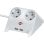Regleta Brennenstuhl 1153520222 2 Tomas con Interruptor y 2 USB Blanca 1,8 m