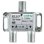 Diviseur de signal Axing BVE 2-01P coaxial 5-1218 MHz acier inoxydable 10 dB