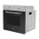 Horno Integrable Grill Chef 70L 60cm Limpieza Manual A con Grill Acero Inoxidable