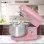 Robot de cocina Clatronic KM 3711 5 L 1100 W Rosa Amasar Mezclar Remover