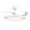 Ventoinha de Teto com Luz Koenic 42W 4 Pás 6 Velocidades Temporizador Função Inverno LED 25m²