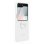 Funda para móvil Samsung EF-PF741TWEGWW Silicona Blanca Cover para Galaxy Z Flip7 FE y Z Flip6