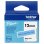 Ruban d'étiquettes Brother BTAG-L33 Bleu sur bleu clair 12 mm x 4 m