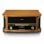 Tocadiscos Lenco TCD-2571WD 10W RMS Bluetooth 5.0 Riemenaandrijving Cassette CD USB Hout LCD