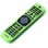 Telecomando Philips 22AV9574A per TV, Pulsanti, Nero e Verde
