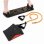 Pack Tabla Flexiones Push-up InnovaGoods con Bandas Resistencia y Faja Deportiva Sauna