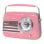 Radio Portátil Madison Sound FREESOUND-VR40P Analógica FM 30W Rosa