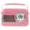 Radio Portátil Madison Sound FREESOUND-VR40P Analógica FM 30W Rosa