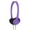 Auriculares Koss KPH7 con cable conexión 3,5 mm para música color violeta