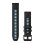 Armband Garmin QuickFit 22 mm Silikon Schwarz/Blau