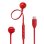 Auriculares JBL Tune 305C con cable USB-C para llamadas y música, color rojo