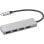 Hub Sandberg 4 Ports USB 3.0 5 Gbps USB-C zu USB-A Aluminium Silber