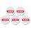 Control de Acceso Abus AZ5502 Llavero Proximidad 5 Usuarios Rojo Blanco