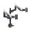 Kimex 015-5002 Suporte Monitor Duplo Mesa 24 a 57" VESA 75x75 a 200x200 Máx 27kg