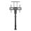 Kimex Mueble Para Tv Con Soporte Motorizado 37"-65"