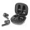 Auricolari Nedis HPBT5060BK wireless Bluetooth con cancellazione rumore, microfono e custodia USB-C neri