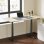 Kimex Escritorio Motorizado Sentado De Pie, 150 X 75 Cm, Tablero Madera Natural/base Negra
