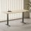Kimex Escritorio Motorizado Sentado De Pie, 180 X 75 Cm, Tablero Madera Natural/base Negra