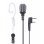 Auriculares Midland MA 31LK Pro con cable, conexión 3,5 mm, intraaurales, negros y transparentes