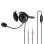Auriculares Hama 00139920 con cable, conexión 3,5 mm, para oficina y call center, negros