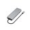 Hub Hama 9 porte 5 Gbps CONNECT2Media HDMI RJ-45 Alluminio Antracite