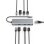 Hub Hama 9 porte 5 Gbps CONNECT2Media HDMI RJ-45 Alluminio Antracite
