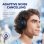Auscultadores Soundcore Space Q45 Bluetooth sem fios, ANC, microfone, brancos
