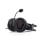 Auriculares Steelplay HP51 con cable USB y jack 3,5 mm para gaming, micrófono extraíble, negro y rojo