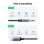 Cable Ugreen USB-C a Jack 3.5mm 1m Negro Plata