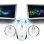 Ratón Manhattan 179645 Bluetooth 4.0 1600 DPI Negro Blanco Dual Mode