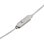 Auriculares Thomson 132481 con cable, conectividad 3,5 mm, para llamadas y música, gris