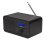 Radio Personnelle Denver DAB-30BLACK DAB+ FM Noir Bois