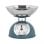 Báscula De Cocina Analógica Klack 5kg Con Bol Extraíble De Acero Inoxidable, Sistema De Muelles De Precisión, Ajuste Manual Y Estilo Clásico - Turquesa