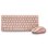 Teclado NGS NGS-KEYBOARD-0438 magnético multimedia recargable rosa AZERTY