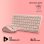 Teclado NGS NGS-KEYBOARD-0438 magnético multimedia recargable rosa AZERTY
