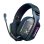 Auriculares ONIKUMA GT808 con cable y Bluetooth 5.3 para gaming, micrófono plegable y RGB, negros