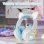 Casque ONIKUMA GT838 sans fil Bluetooth gaming avec micro et éclairage RGB blanc bleu