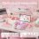 Auriculares ONIKUMA GT838 sem fios Bluetooth gaming com microfone e RGB rosa e branco