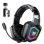 Auriculares ONIKUMA GT806 inalámbricos Bluetooth 5.4 gaming RGB negros