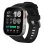 Amazfit Bip Max GPS Bluetooth 2,07" Plata Correa Negra S/M Pulsómetro Monitor Sueño