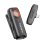 Micrófono Hohem MIC-01-LIGHT inalámbrico Bluetooth clip-on con funda y parabrisas