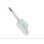 Pala para recoger excrementos de gato Cheerble PRC0621 Giro 360° Cian y Blanco