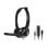 Auriculares Hamlet HHEADMUS-CJ con cable USB-C y jack, para oficina y call center, negros