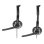Auriculares Hamlet HHEADMUS-CJ con cable USB-C y jack, para oficina y call center, negros